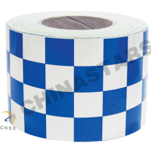 customized blue white reflective tape for safety clothing